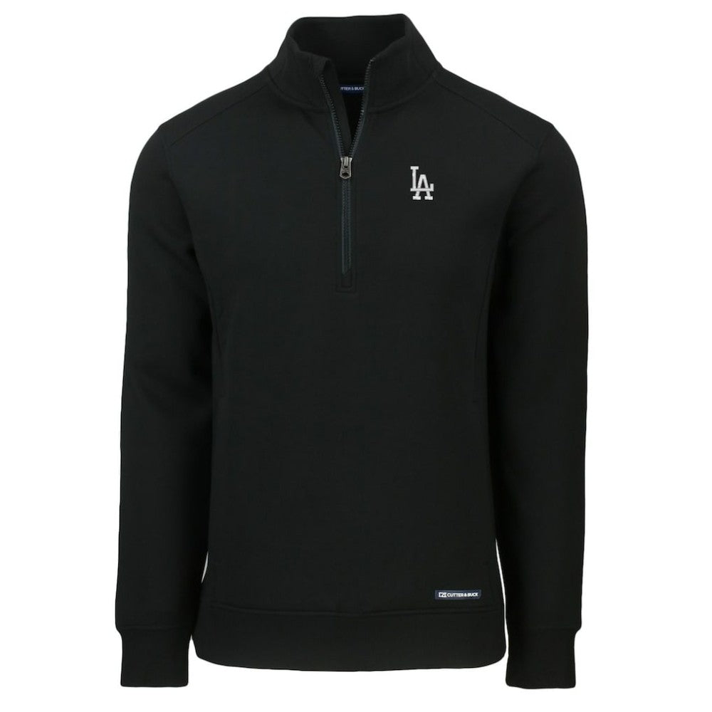 Los Angeles Dodgers Cutter & Buck Roam Eco Recycled Quarter-Zip Pullover Clearance
