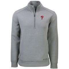 Philadelphia Phillies Cutter & Buck Roam Eco Recycled Quarter-Zip Pullover Online
