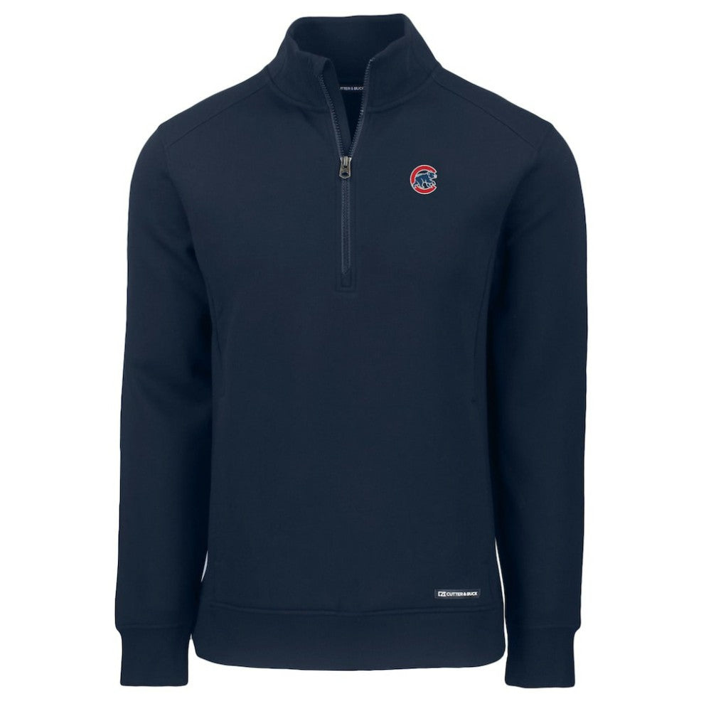 Chicago Cubs Cutter & Buck Roam Eco Recycled Quarter-Zip Pullover Sale