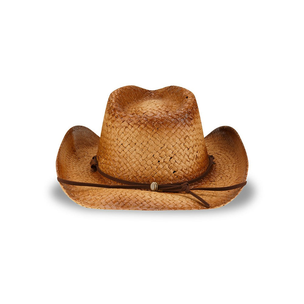 Tennessee Titans New Era Unisex Dutton Curved Brim Straw Hat Brown - NFL