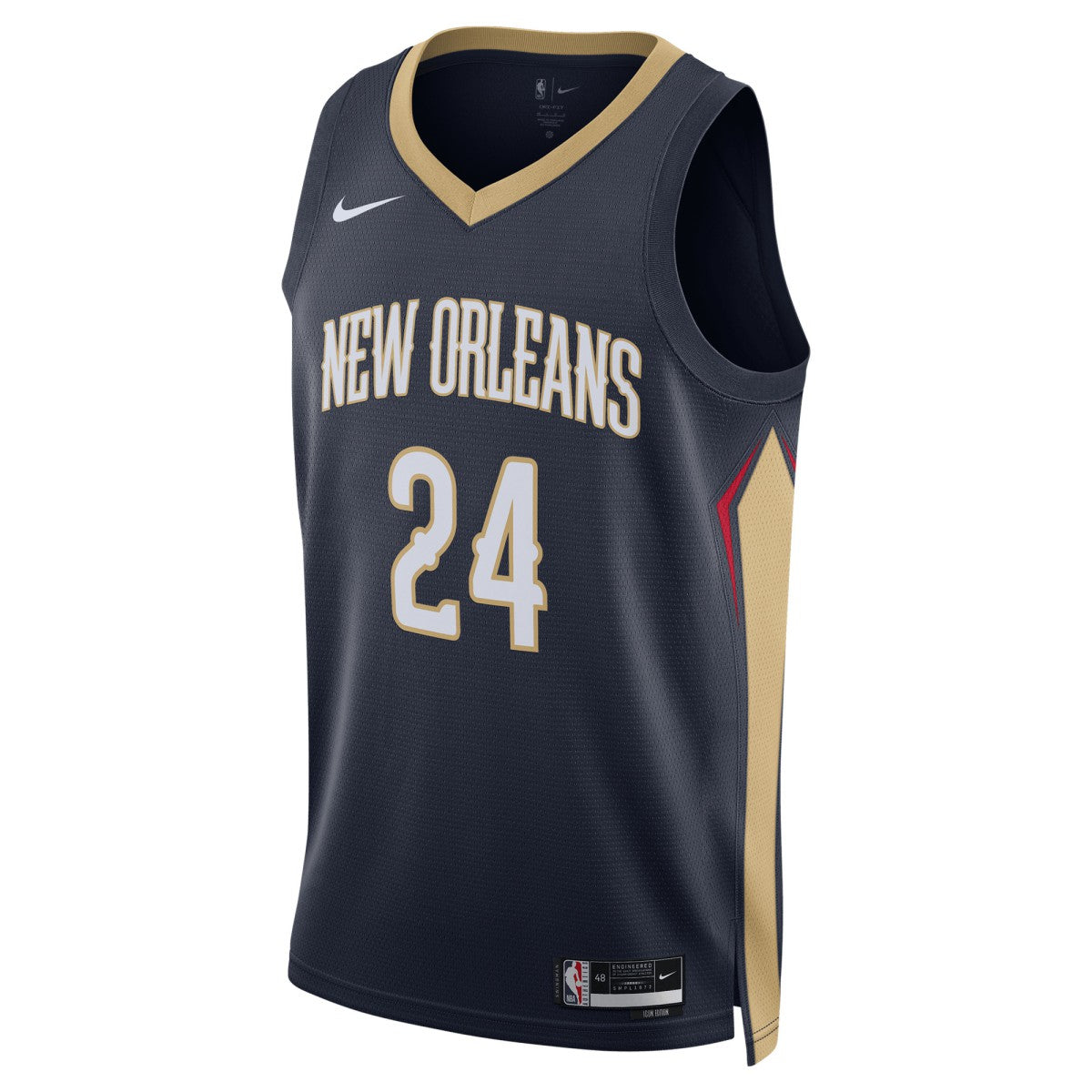 Jordan Hawkins New Orleans Pelicans Unisex Swingman Jersey - Icon Edition - Navy | NBA Jerseys
