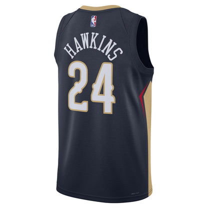 Jordan Hawkins New Orleans Pelicans Unisex Swingman Jersey - Icon Edition - Navy | NBA Jerseys