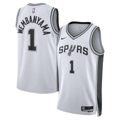 Nike - Victor Wembanyama San Antonio Spurs Unisex Swingman Jersey - Association Edition - White