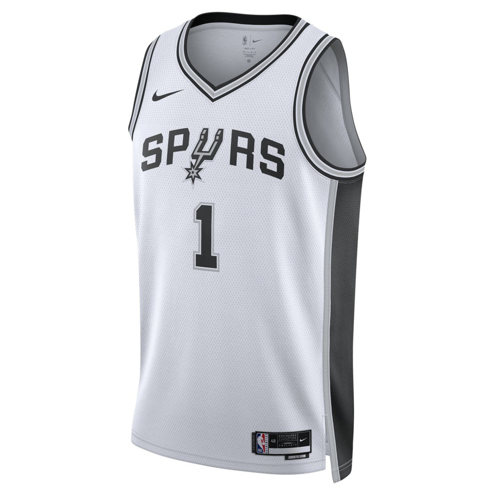 Nike - Victor Wembanyama San Antonio Spurs Unisex Swingman Jersey - Association Edition - White