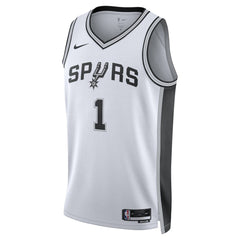 Nike - Victor Wembanyama San Antonio Spurs Unisex Swingman Jersey - Association Edition - White