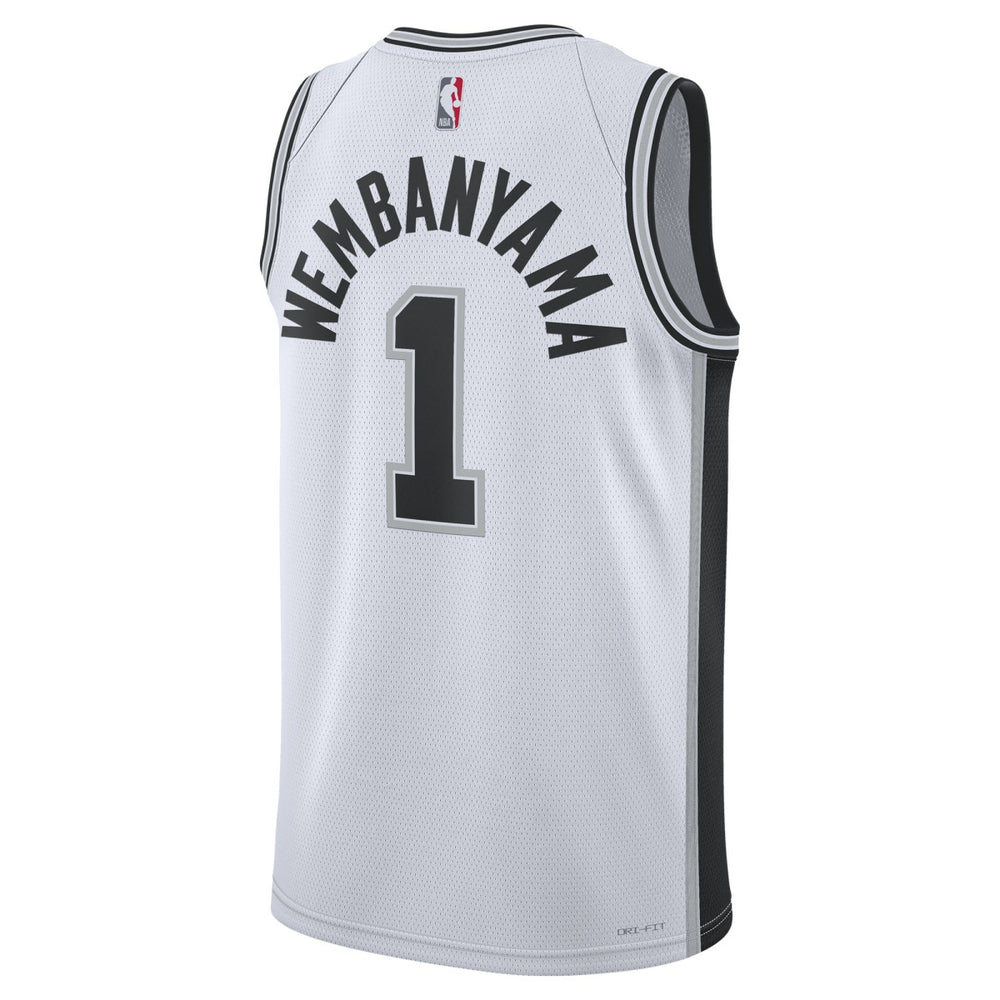 Nike - Victor Wembanyama San Antonio Spurs Unisex Swingman Jersey - Association Edition - White