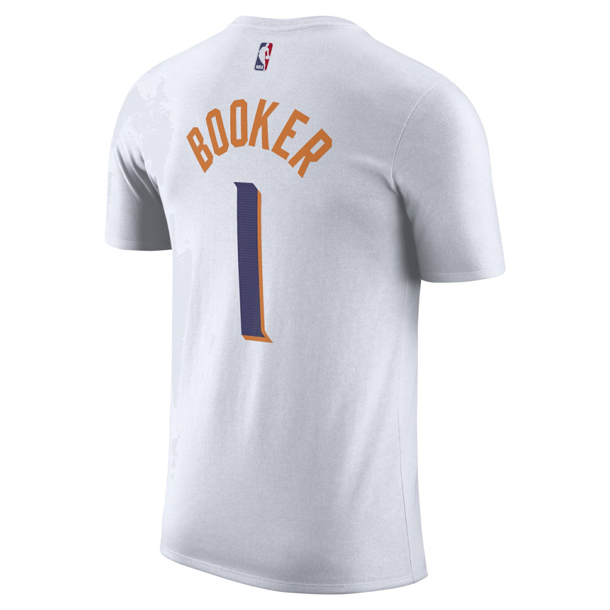 Nike - Devin Booker Phoenix Suns 2023/24 Association Name & Number T-Shirt - White