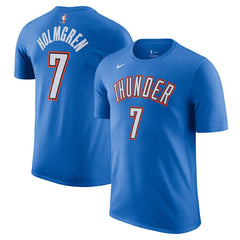 Nike - Chet Holmgren Oklahoma City Thunder Icon Edition Name & Number T-Shirt - Blue