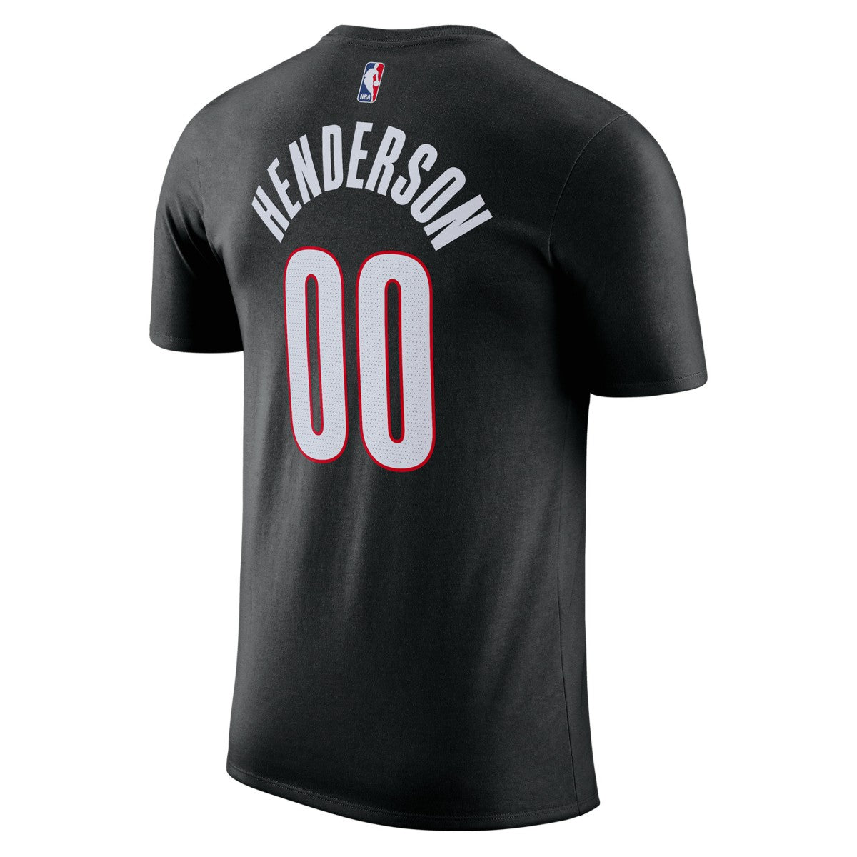 Nike - Scoot Henderson Portland Trail Blazers Icon Edition Name & Number T-Shirt - Black