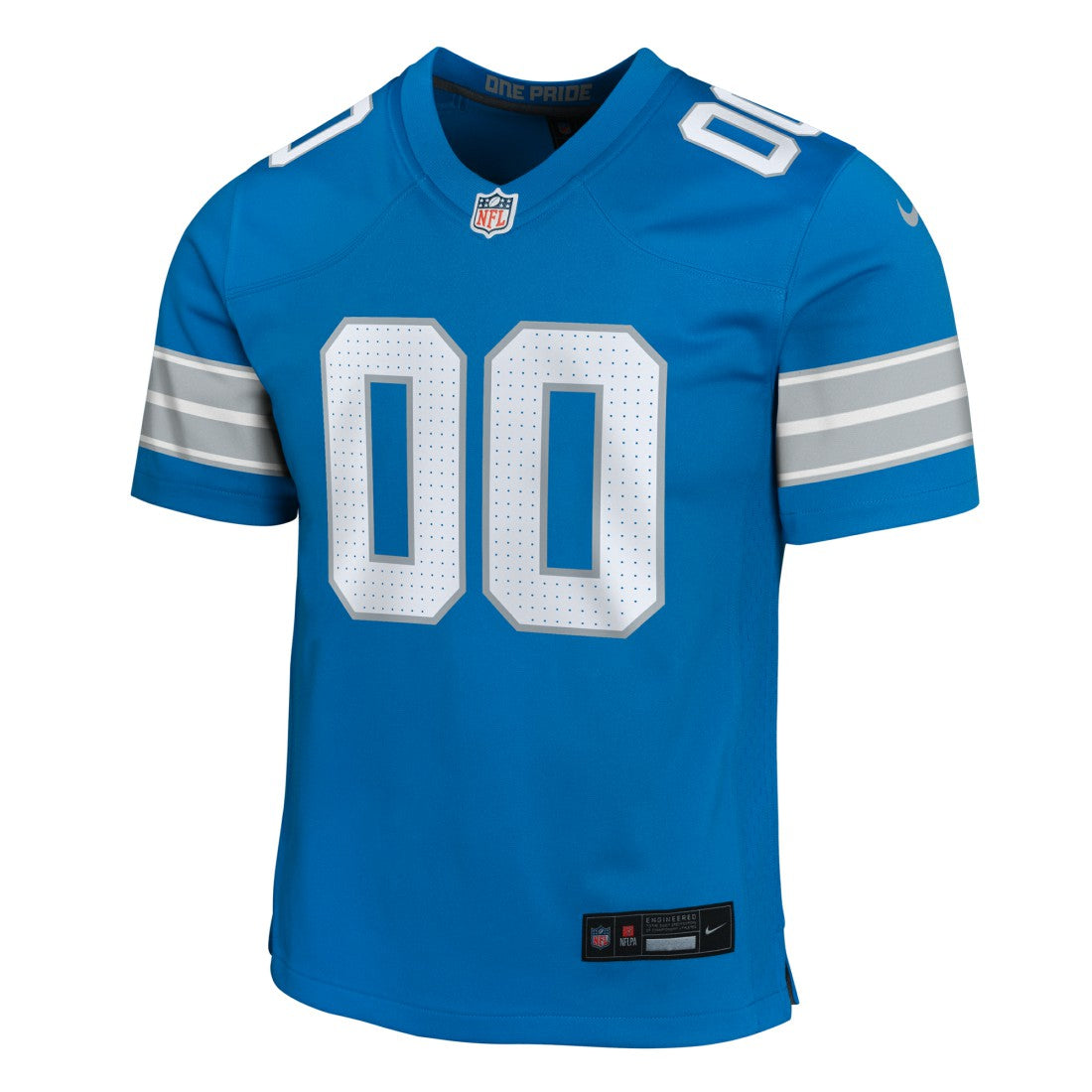 Detroit Lions Youth Custom Game Jersey Blue - Nike