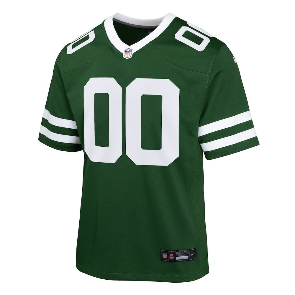 New York Jets Youth Custom Game Jersey Legacy Green - Nike