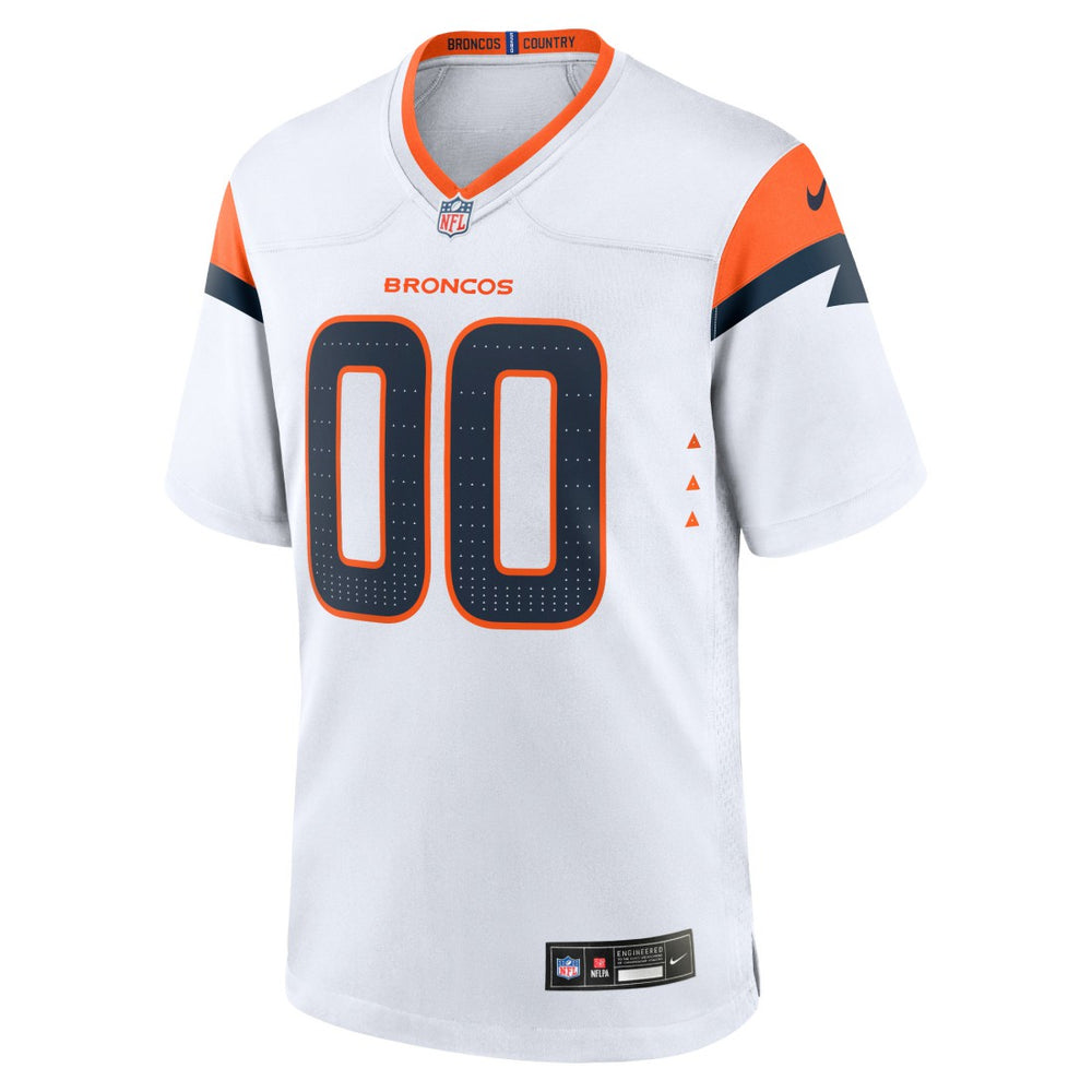 Denver Broncos Mile High Collection Custom Game Jersey White - Nike