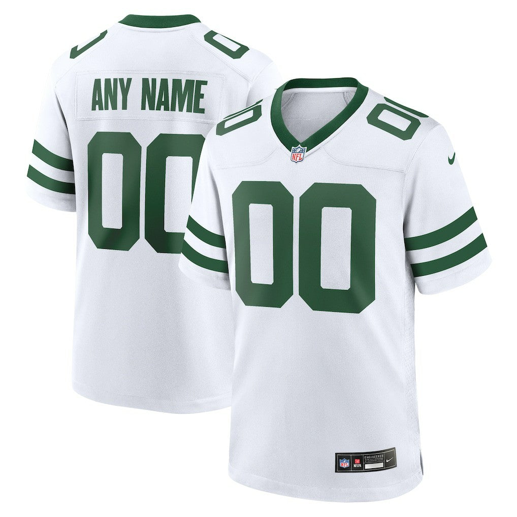 New York Jets Custom Game Jersey - Legacy White | NFL Jerseys