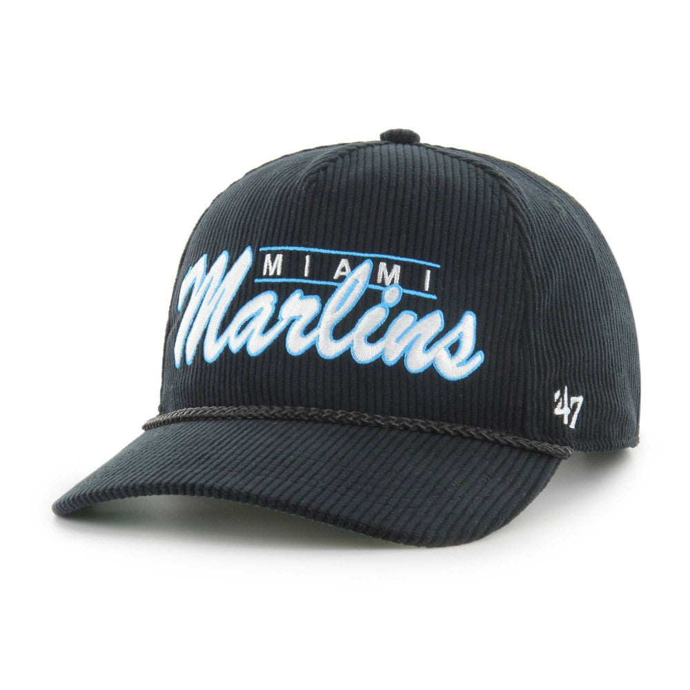 Miami Marlins '47 Corduroy Hitch Adjustable Hat Lifestyle