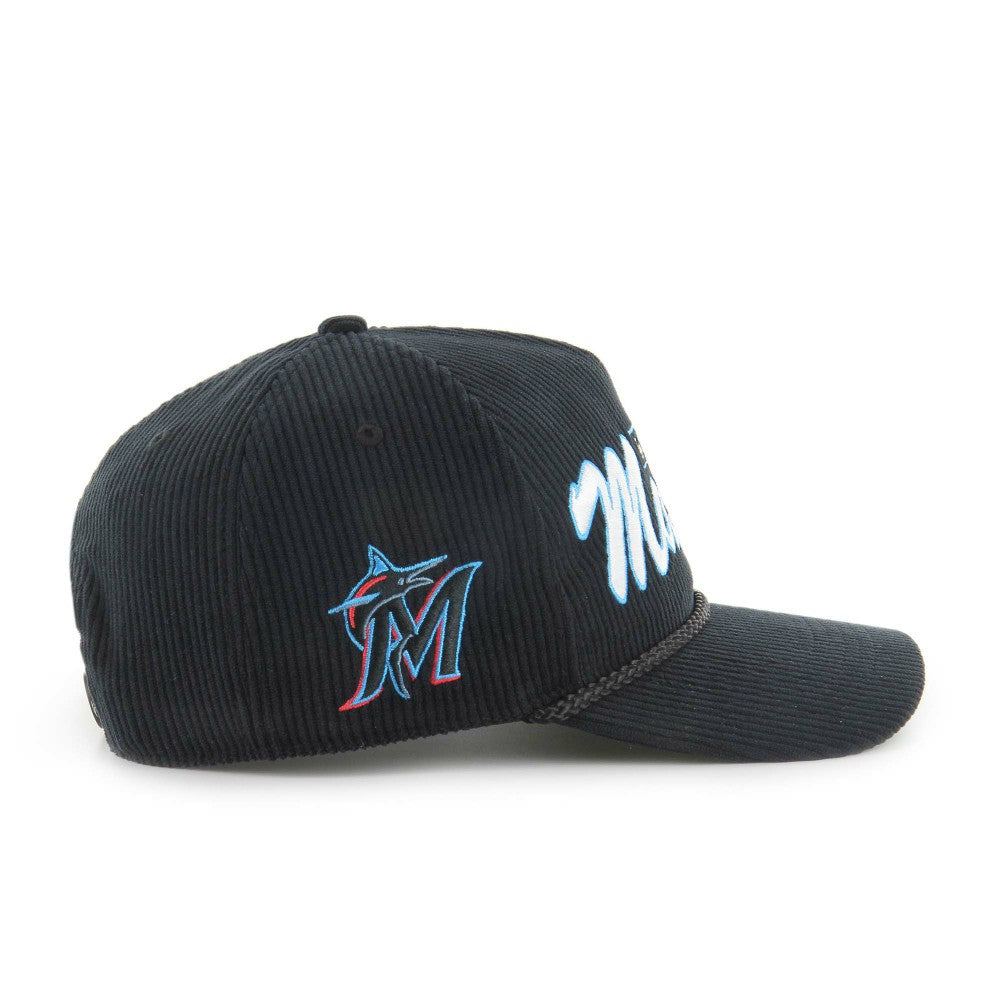Miami Marlins '47 Corduroy Hitch Adjustable Hat Lifestyle