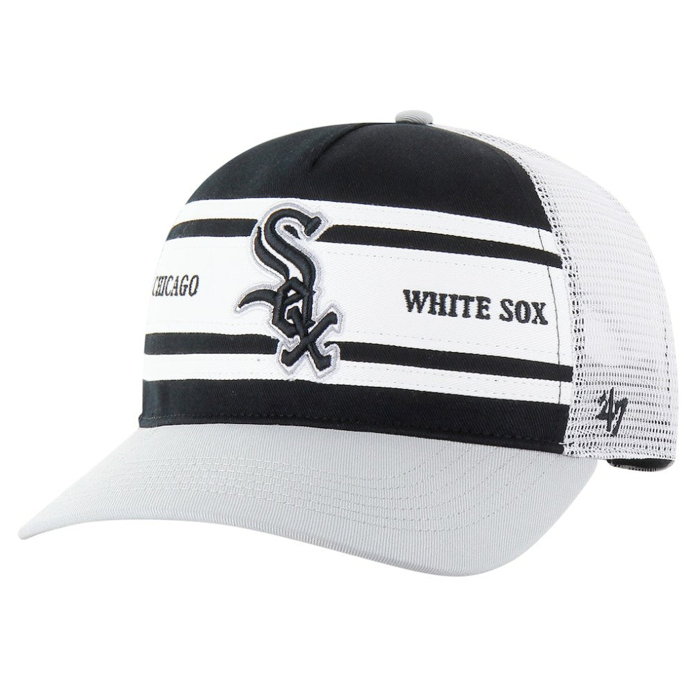 Chicago White Sox '47 Gridiron Super Stripe Relaxed Trucker Hitch Adjustable Hat Lifestyle