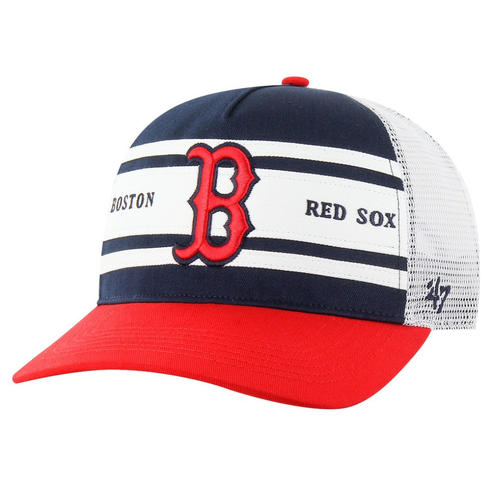 Boston Red Sox '47 Gridiron Super Stripe Relaxed Trucker Hitch Adjustable Hat discount