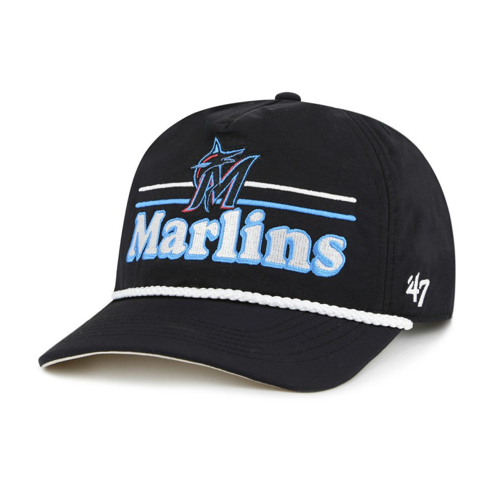 Miami Marlins '47 Campscape Hitch Adjustable Hat Lifestyle