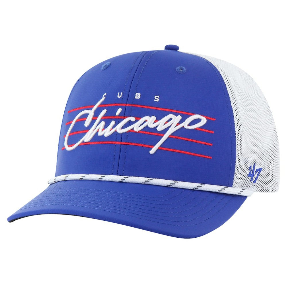 Chicago Cubs '47 Downburst Trucker Adjustable Hat Lifestyle