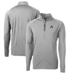 Arizona Diamondbacks Cutter & Buck Adapt Eco Knit Recycled Quarter-Zip Pullover Top discount