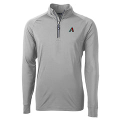 Arizona Diamondbacks Cutter & Buck Adapt Eco Knit Recycled Quarter-Zip Pullover Top discount