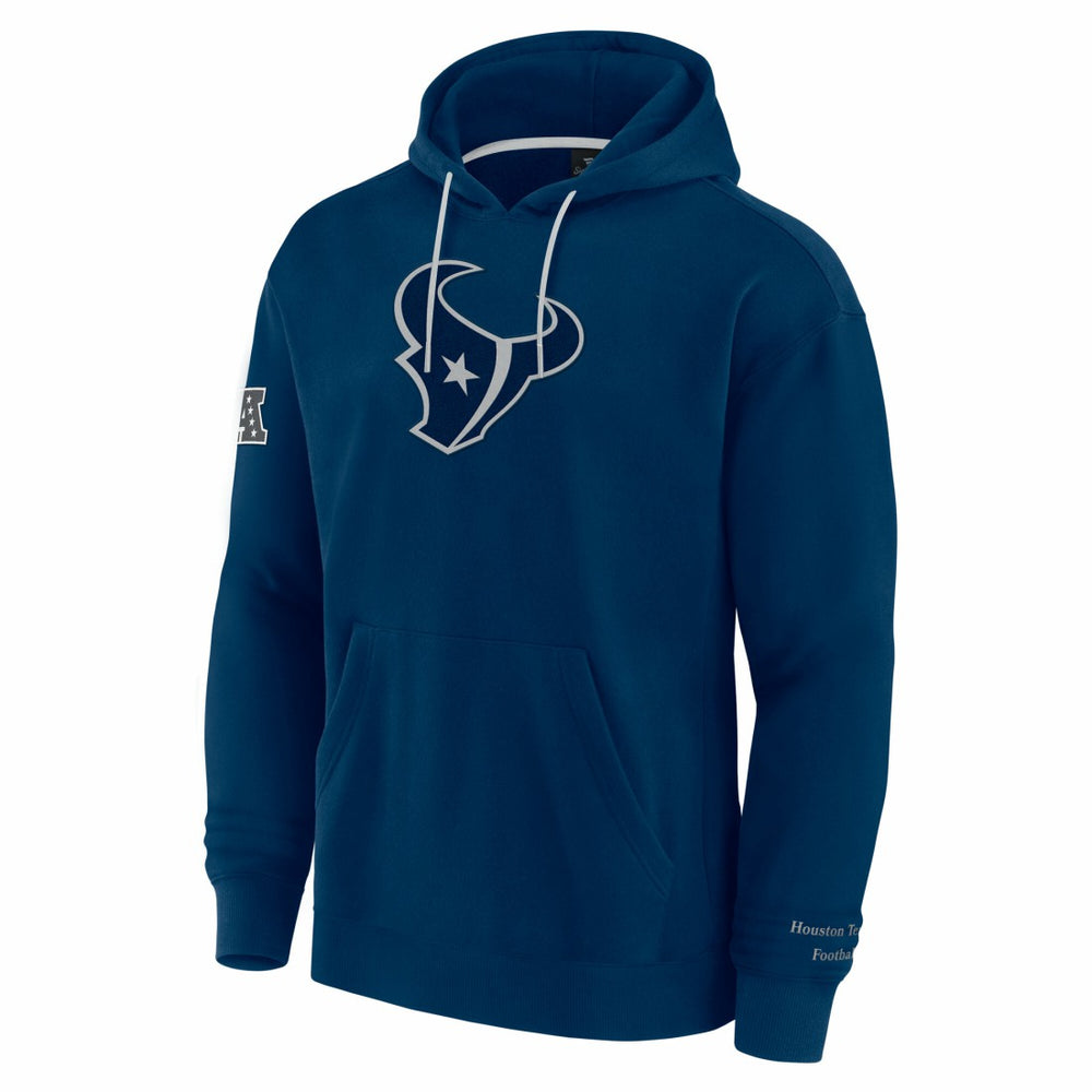 Houston Texans Elements Pace Pullover Hoodie Navy - Fanatics