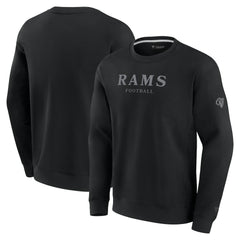 Los Angeles Rams Unisex Elements Unlimited Fleece Pullover Sweatshirt Black - Fanatics