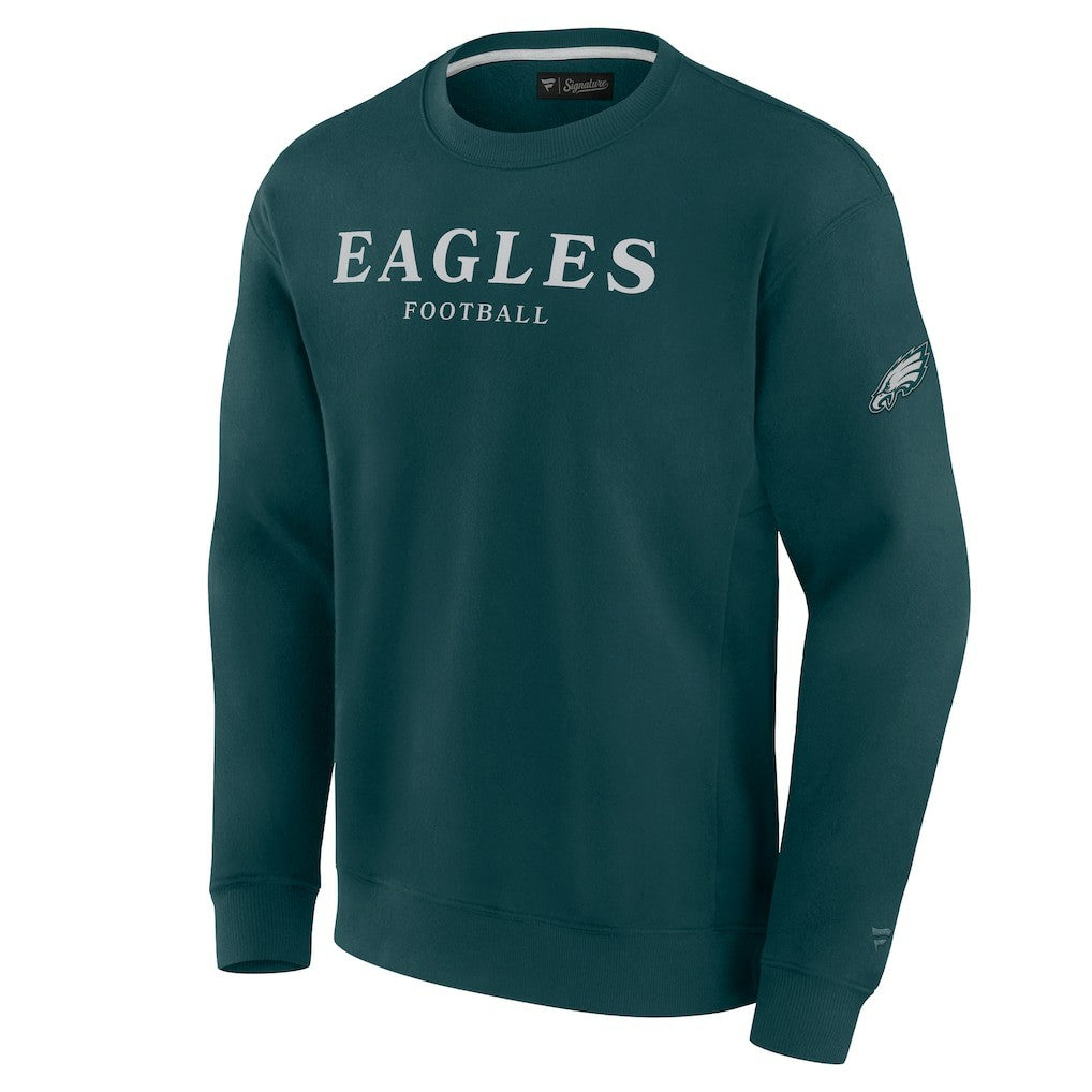 Philadelphia Eagles Unisex Elements Unlimited Fleece Pullover Sweatshirt Midnight Green - Fanatics