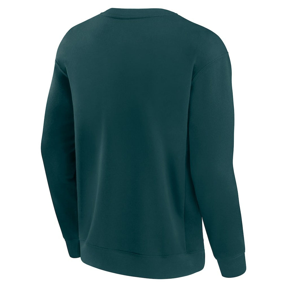 Philadelphia Eagles Unisex Elements Unlimited Fleece Pullover Sweatshirt Midnight Green - Fanatics