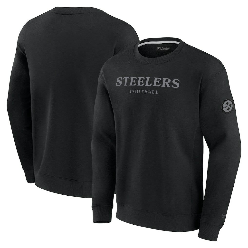 Pittsburgh Steelers Unisex Elements Unlimited Fleece Pullover Sweatshirt Black - Fanatics