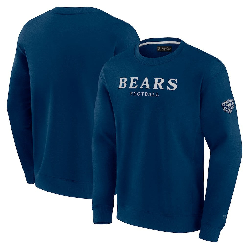 Chicago Bears Unisex Elements Unlimited Fleece Pullover Sweatshirt Navy - Fanatics