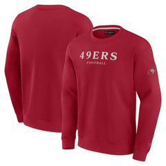 San Francisco 49ers Unisex Elements Unlimited Fleece Pullover Sweatshirt Scarlet - Fanatics