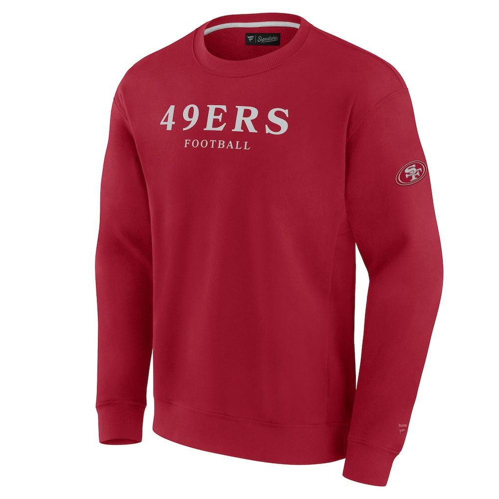 San Francisco 49ers Unisex Elements Unlimited Fleece Pullover Sweatshirt Scarlet - Fanatics