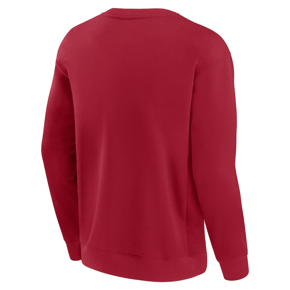 San Francisco 49ers Unisex Elements Unlimited Fleece Pullover Sweatshirt Scarlet - Fanatics