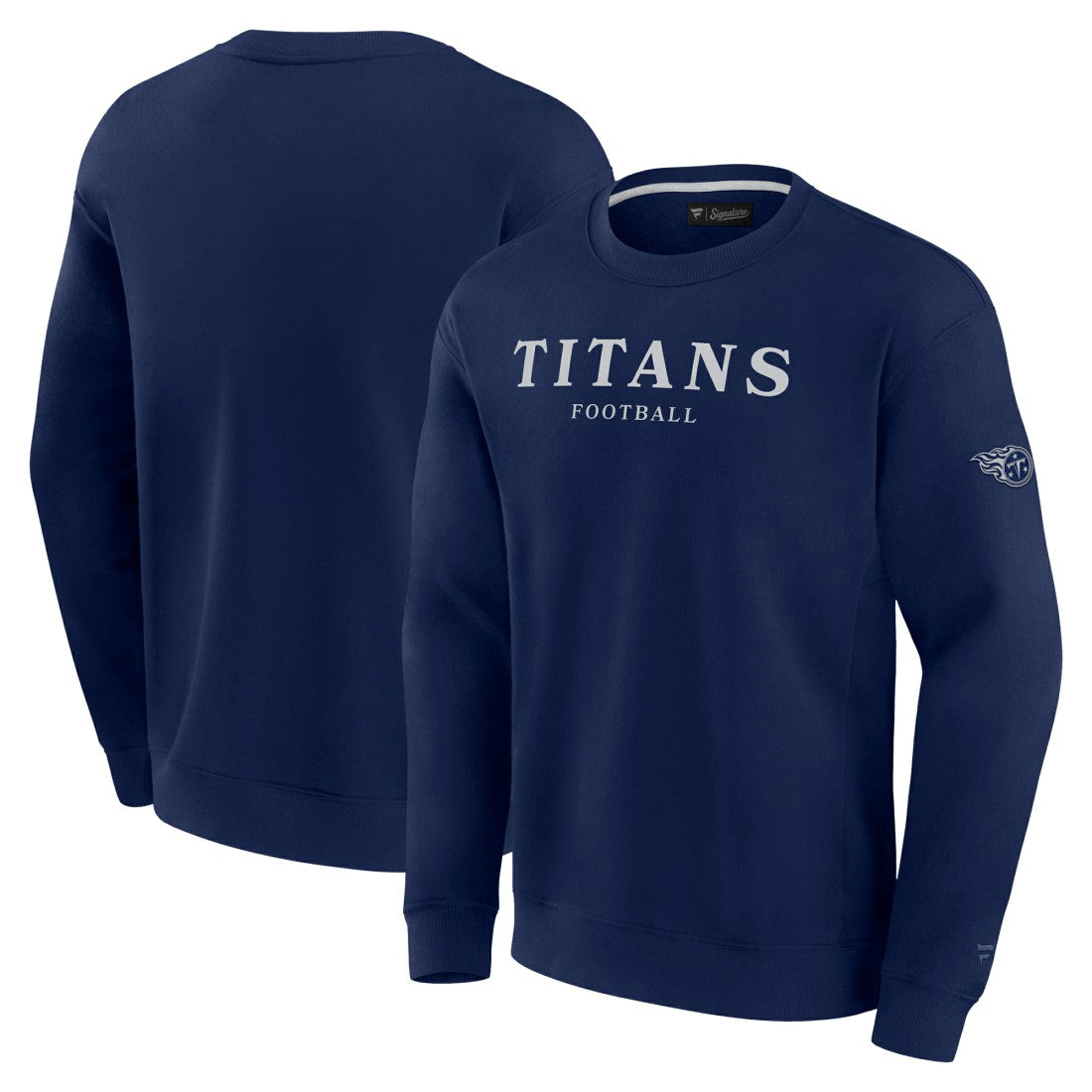 Tennessee Titans Unisex Elements Unlimited Fleece Pullover Sweatshirt Navy - Fanatics