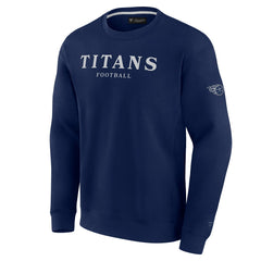 Tennessee Titans Unisex Elements Unlimited Fleece Pullover Sweatshirt Navy - Fanatics