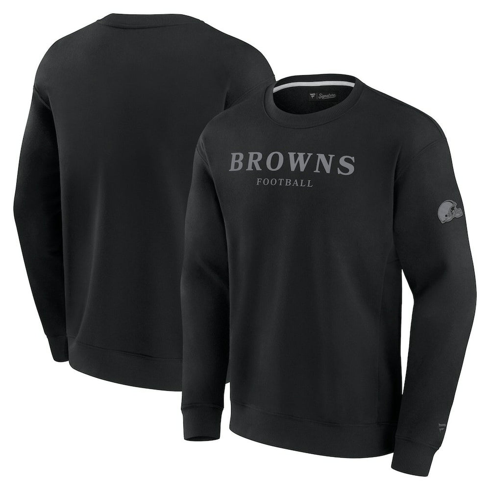Cleveland Browns Unisex Elements Unlimited Fleece Pullover Sweatshirt Black - Fanatics