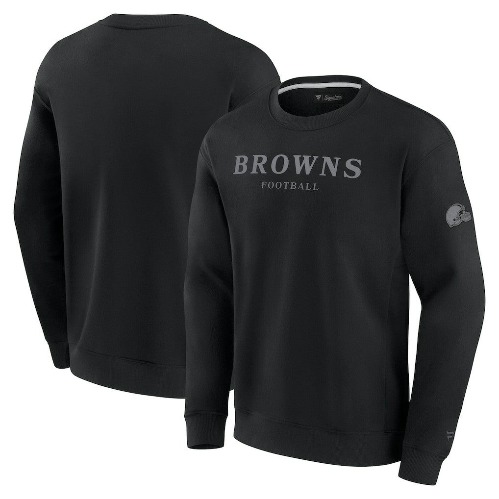 Cleveland Browns Unisex Elements Unlimited Fleece Pullover Sweatshirt Black - Fanatics