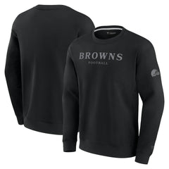 Cleveland Browns Unisex Elements Unlimited Fleece Pullover Sweatshirt Black - Fanatics