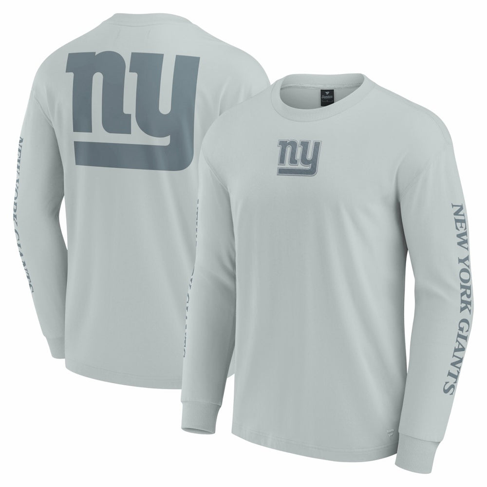 New York Giants Unisex Elements Strive Long Sleeve T-Shirt Gray - Fanatics