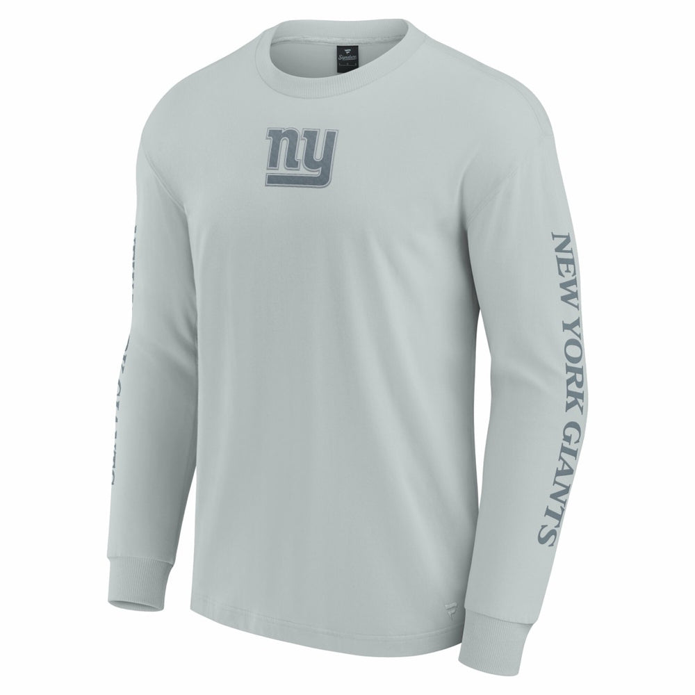New York Giants Unisex Elements Strive Long Sleeve T-Shirt Gray - Fanatics