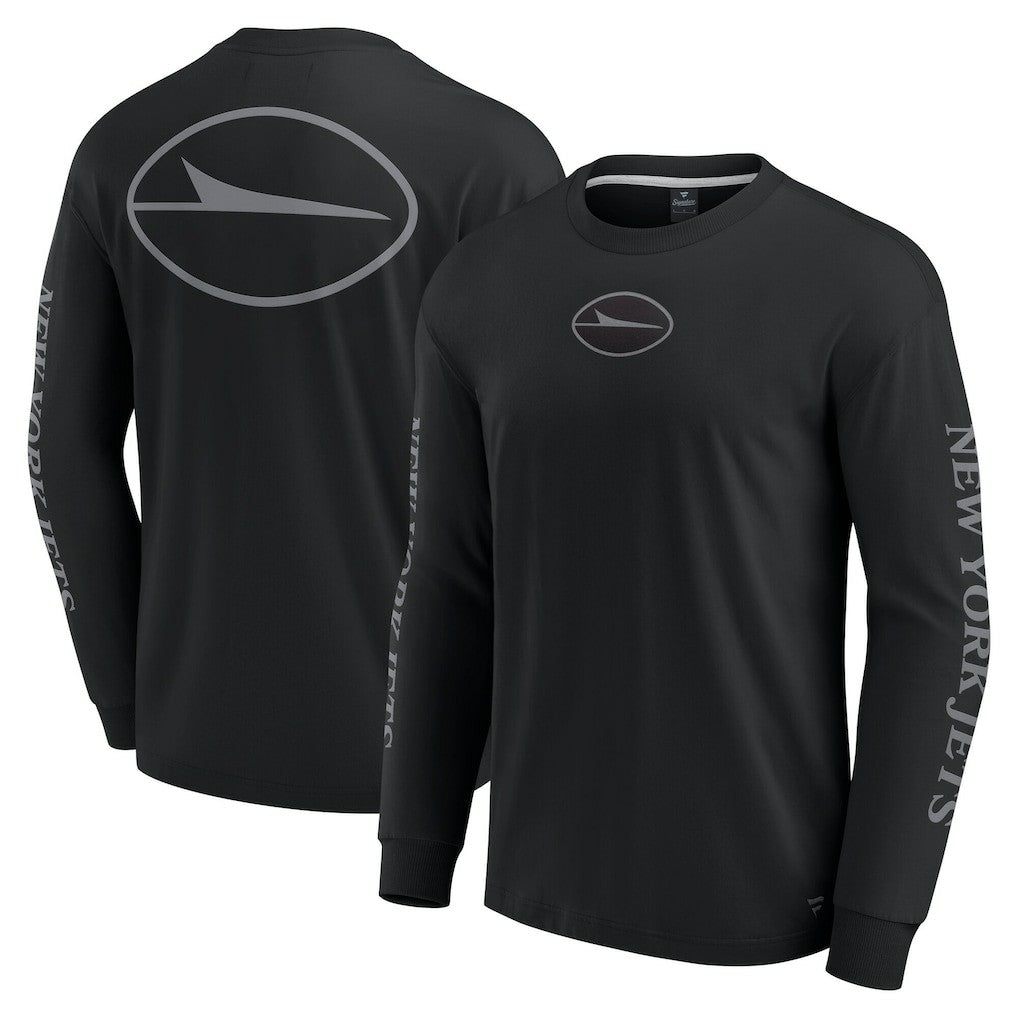 New York Jets Unisex Elements Strive Long Sleeve T-Shirt Black - Fanatics