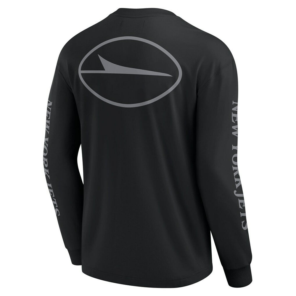 New York Jets Unisex Elements Strive Long Sleeve T-Shirt Black - Fanatics