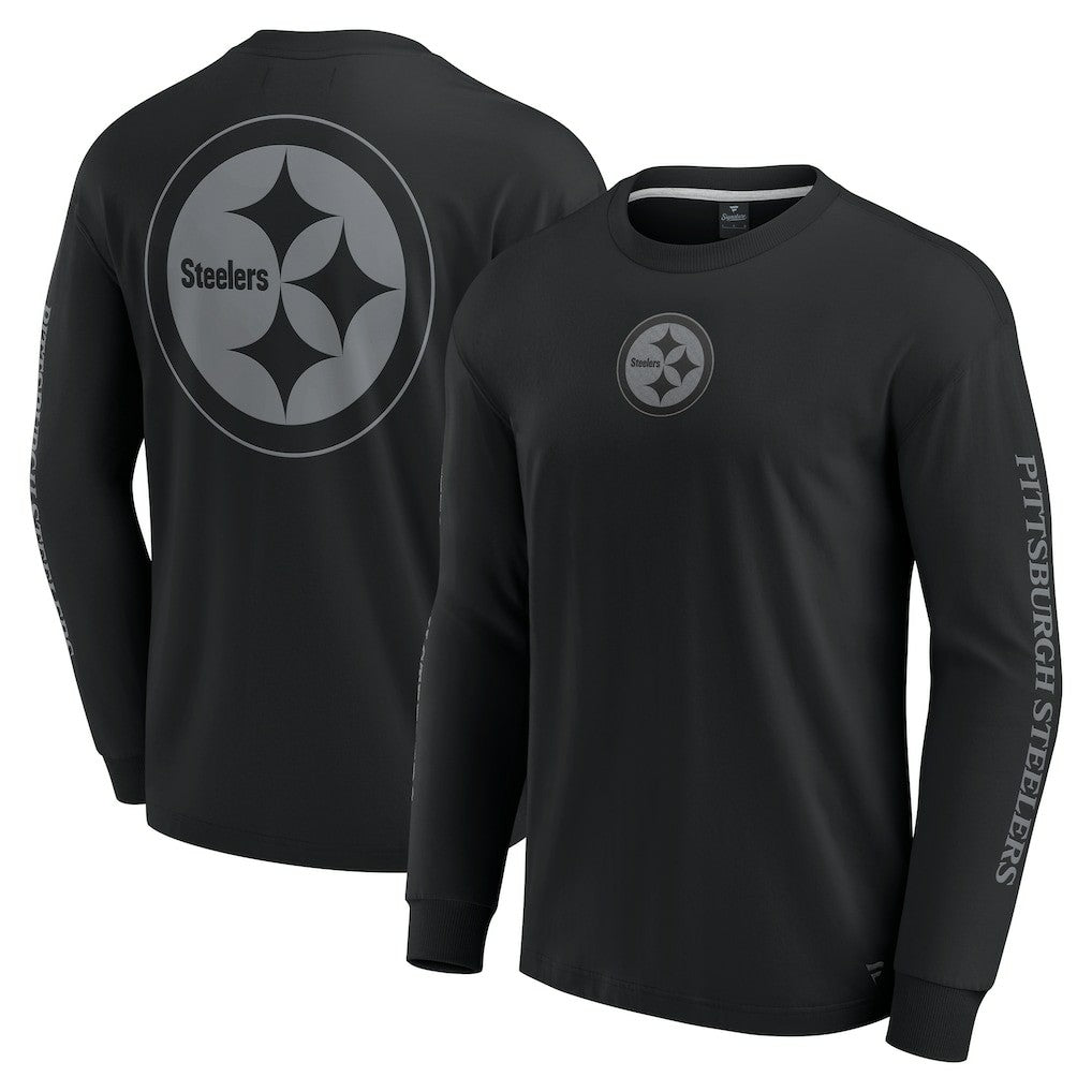 Pittsburgh Steelers Unisex Elements Strive Long Sleeve T-Shirt Black - Fanatics