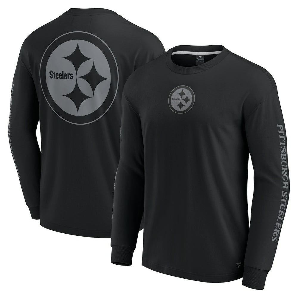Pittsburgh Steelers Unisex Elements Strive Long Sleeve T-Shirt Black - Fanatics