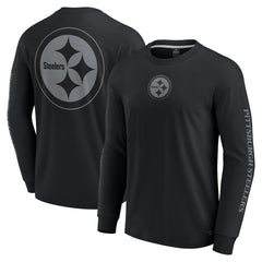 Pittsburgh Steelers Unisex Elements Strive Long Sleeve T-Shirt Black - Fanatics