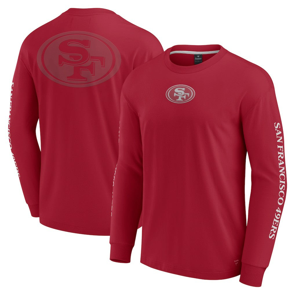 San Francisco 49ers Unisex Elements Strive Long Sleeve T-Shirt Scarlet - Fanatics