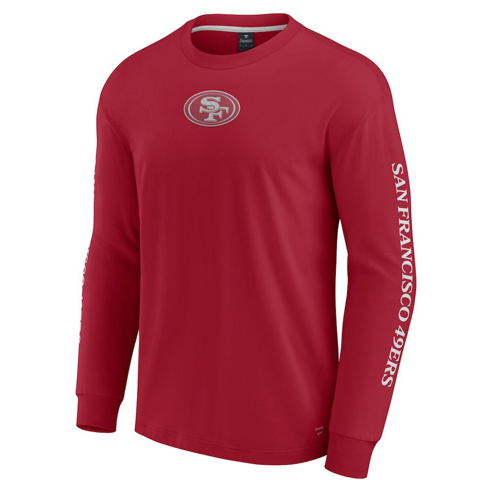 San Francisco 49ers Unisex Elements Strive Long Sleeve T-Shirt Scarlet - Fanatics