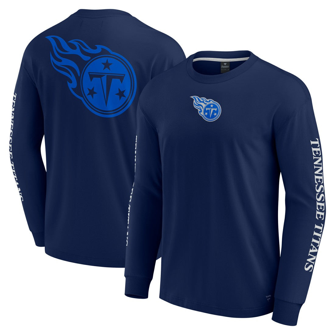 Tennessee Titans Unisex Elements Strive Long Sleeve T-Shirt Navy - Fanatics