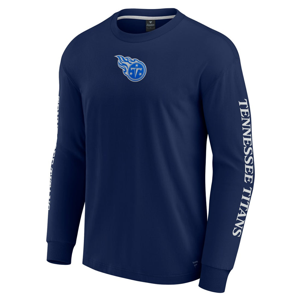Tennessee Titans Unisex Elements Strive Long Sleeve T-Shirt Navy - Fanatics